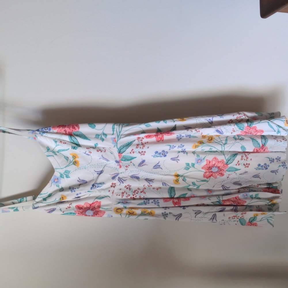 White floral sundress